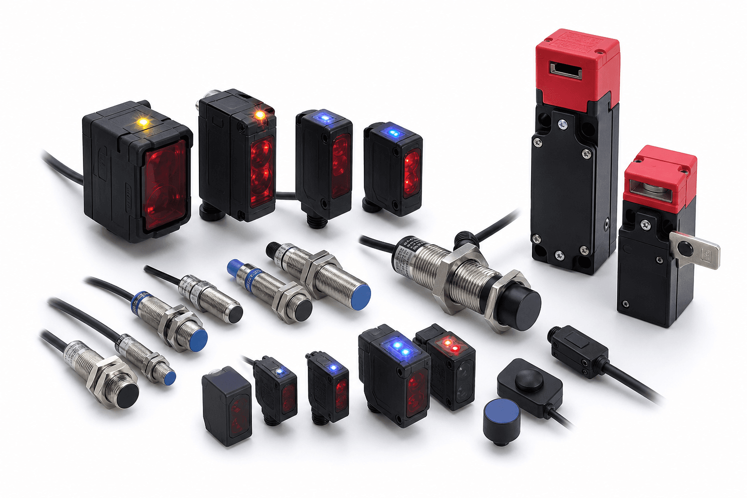 Genuine industrial components and safety-rated devices