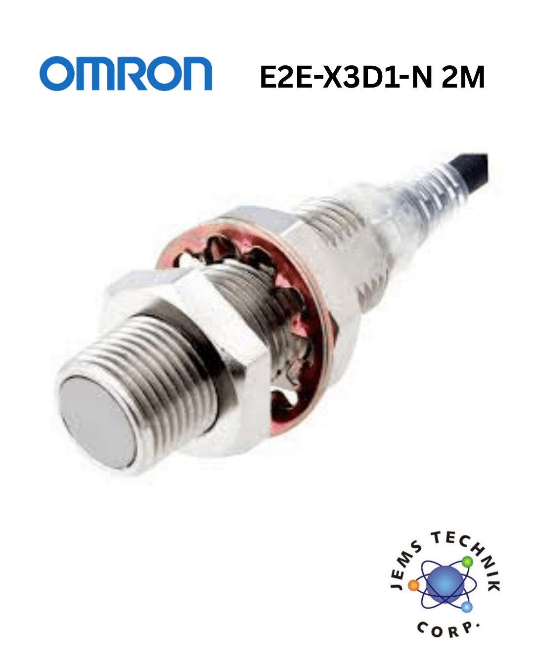 OMRON E2E-X3D1-N Inductive Proximity Sensor | M12 3mm NPN 2M Cable Industrial