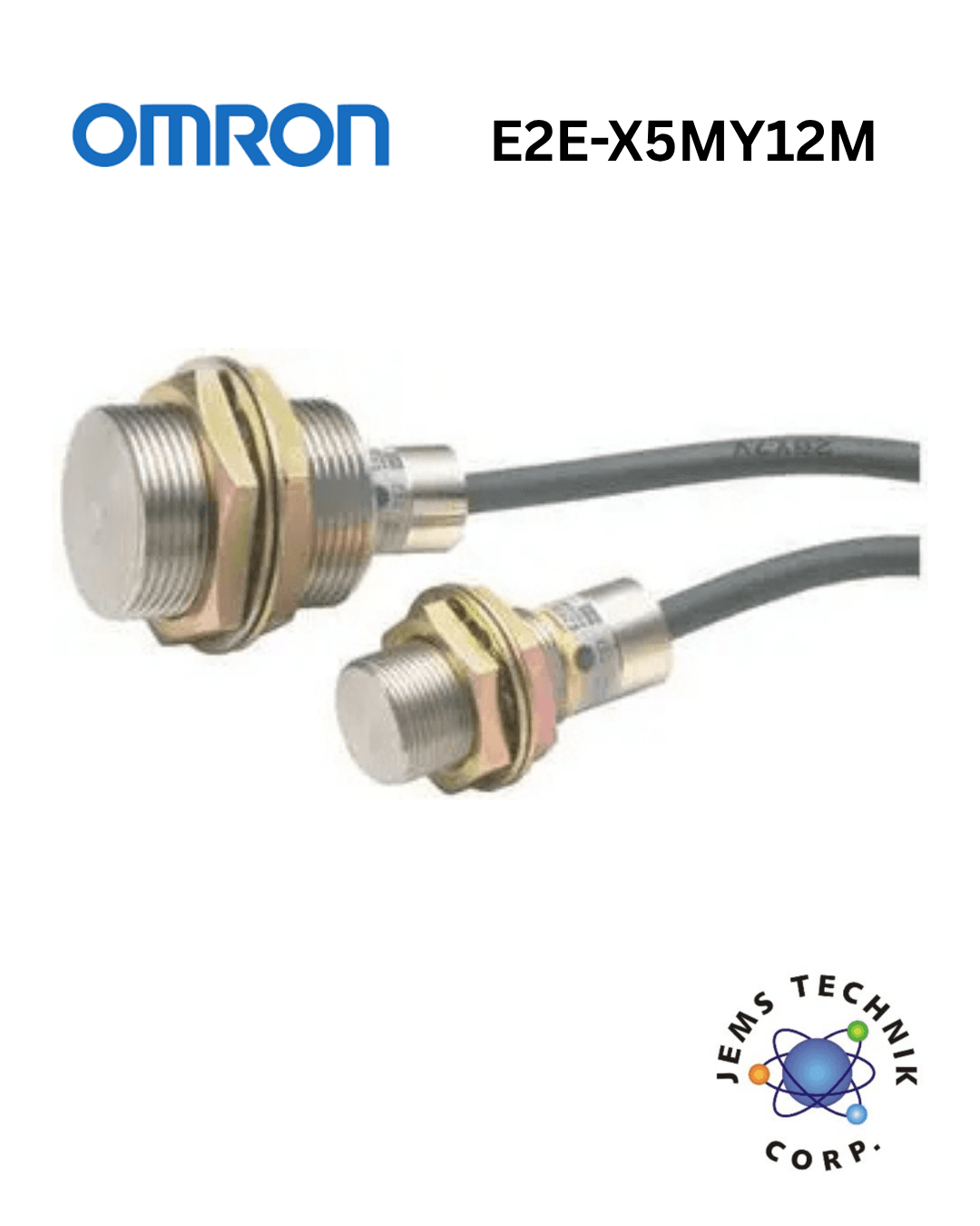 OMRON E2E-X5MY1 Inductive Proximity Sensor | M18 5mm PNP 2M Cable Industrial