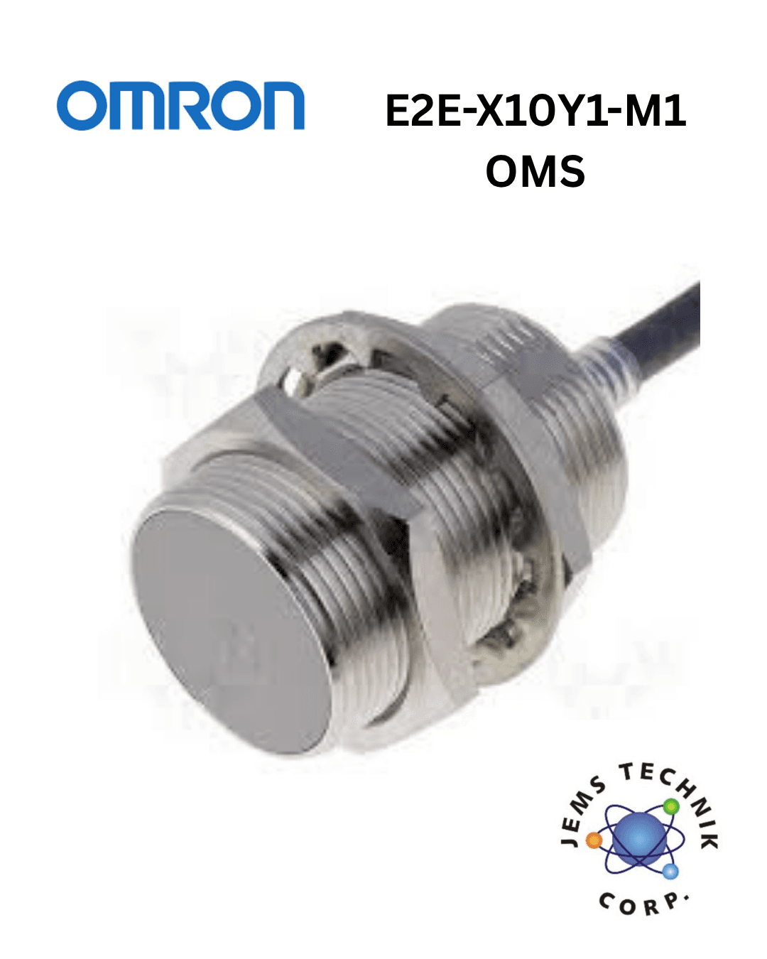 OMRON E2E-X10Y1-M1 Inductive Proximity Sensor | M30 10mm PNP 2M Cable Industrial