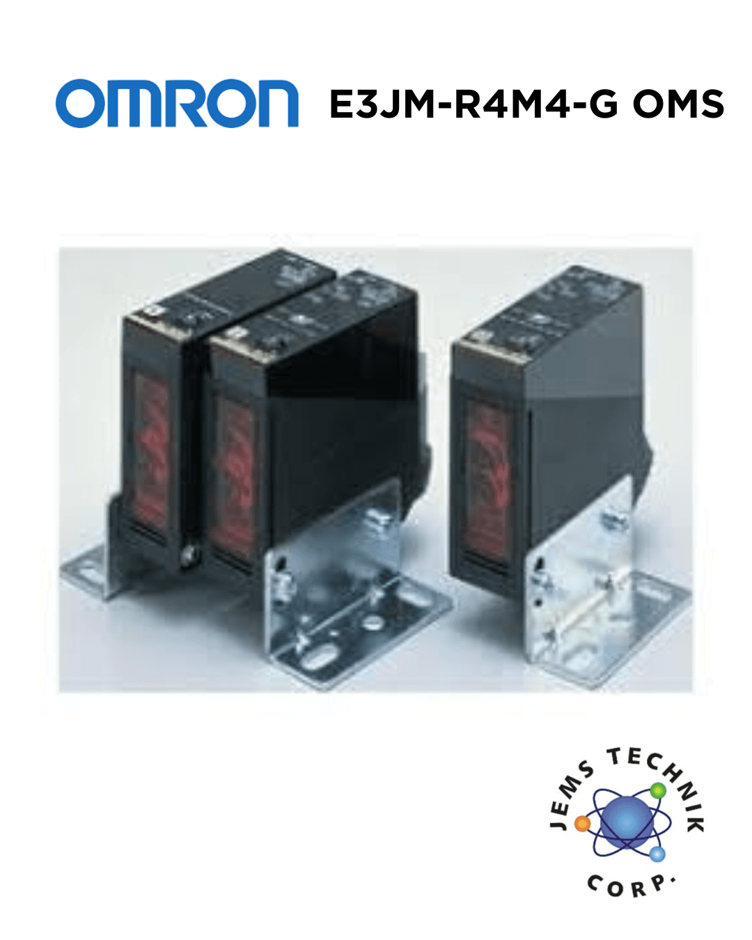 OMRON E3JM-R4M4-G Photoelectric Sensor | Retro-reflective Built-in Amplifier Industrial